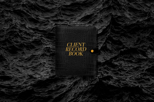 CLIENT RECORD BOOK BLACK